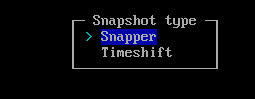 选择Snapper