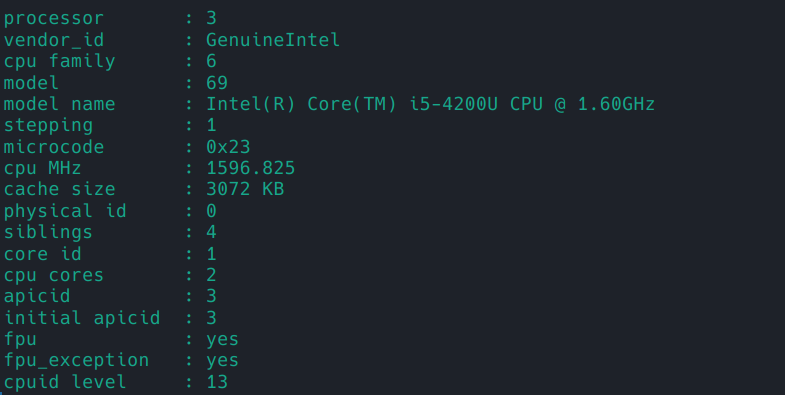 小车CPU